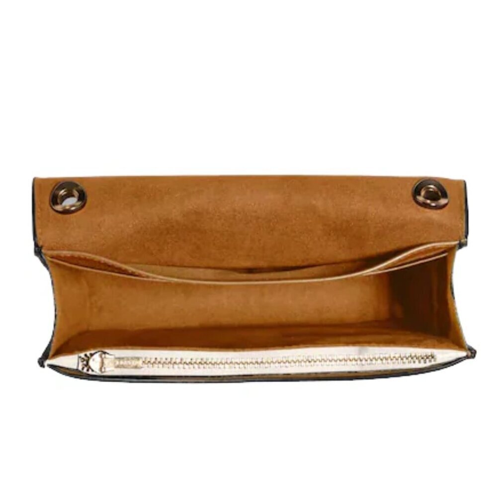 NWT COACH Georgie Crossbody Chalk Signature C Canvas & Leather Gold Details - Picture 4 of 14